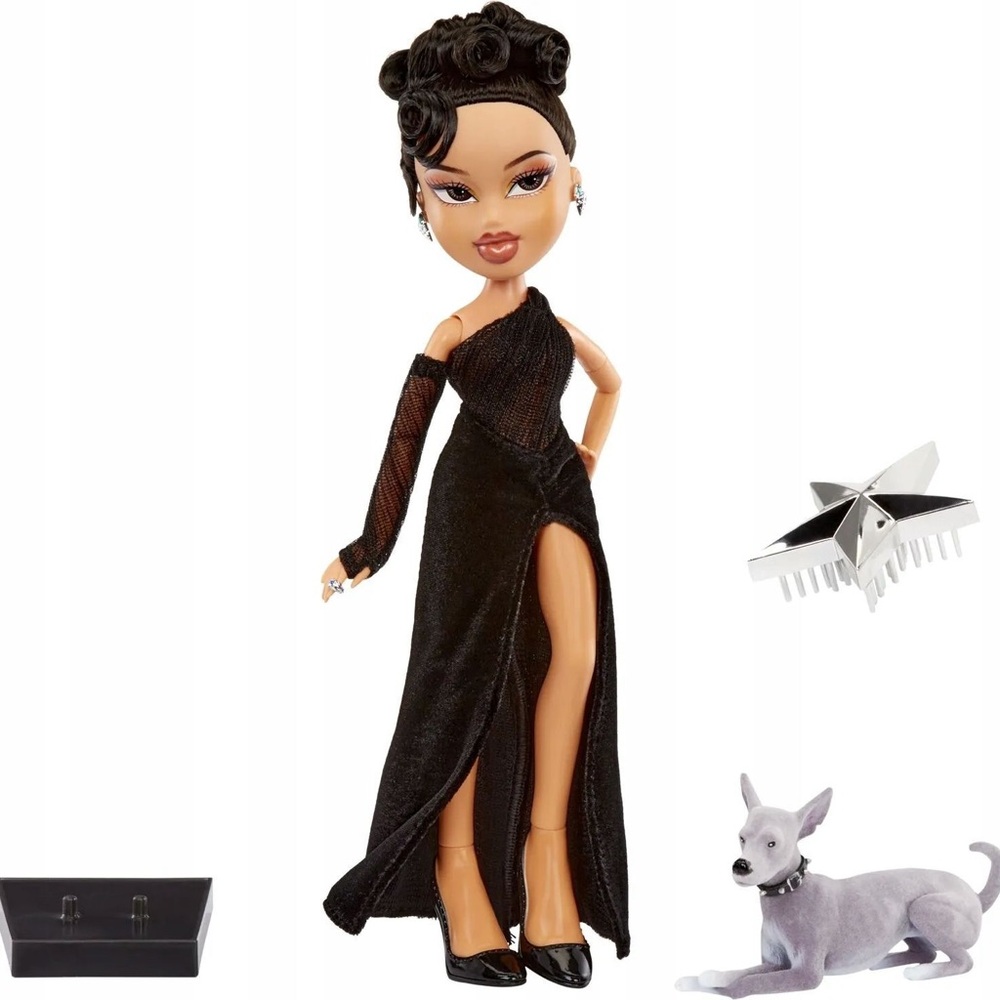 MGA BRATZ KYLIE JENNER & GREYHOUND DOG FIRST CELEBRITY ARTICULATED DOLL